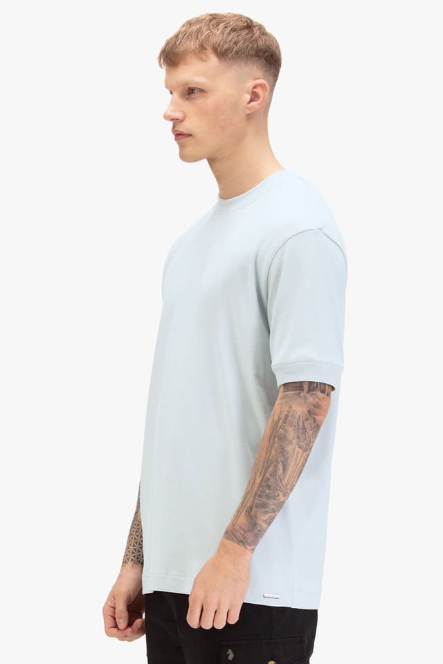 Luke 1977 Luke 1977 Men's Burly Oversized T-shirt in Light Blue - 3