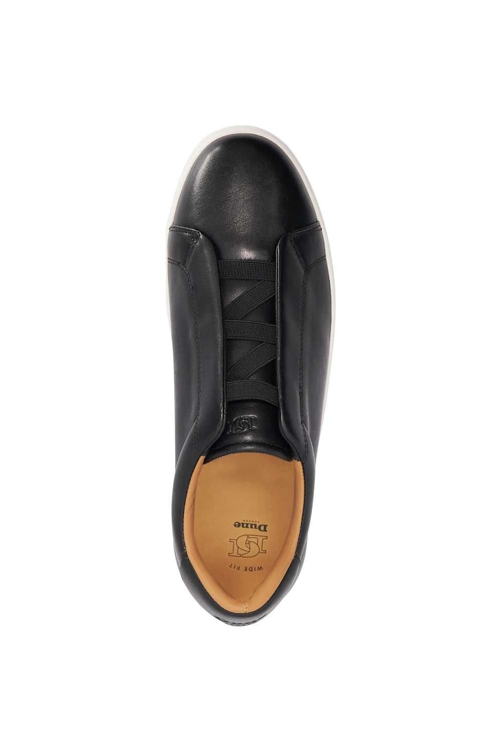Dune London Dune London Men's Wide Fit 'Troys' Leather in Black - 4