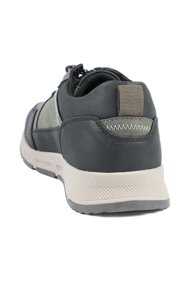 Pavers Pavers Men's Wide Fit Rugged Lace Up Trainers in Khaki - 3