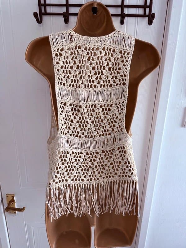 Jane Norman BNWT Jane Norman Marbella Ibiza beach holiday crochet top size 8 10