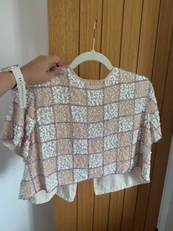 ASOS ASOS design sequin top