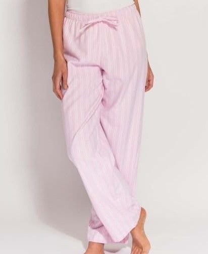 British Boxers British Boxers Women's "Westwood Pink" Stripe Brushed Cotton Pyjama Trousers in Light Pink - 3