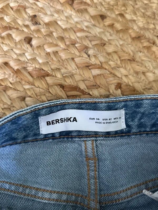 Bershka Bershka denim mini skirt size 8