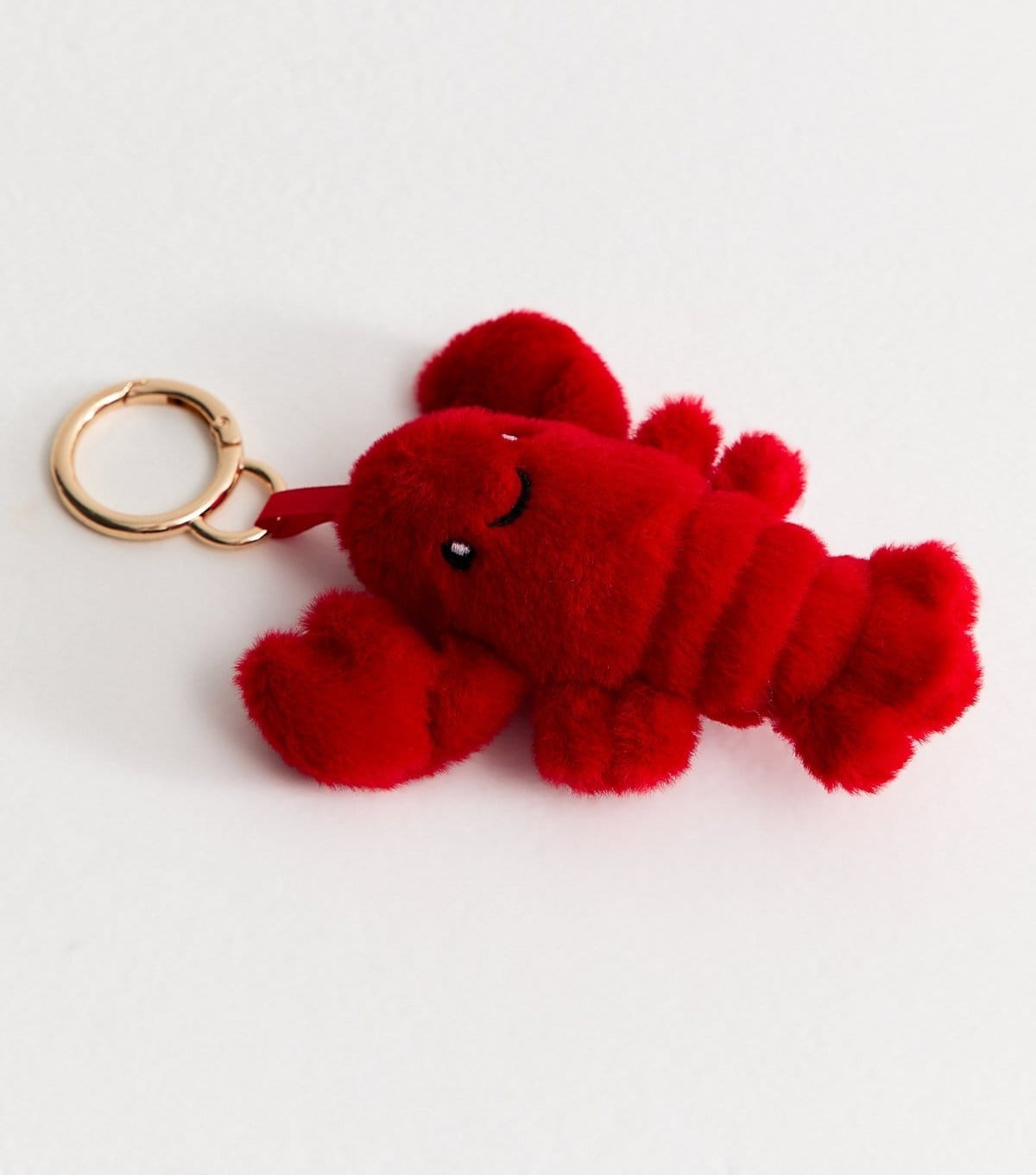 New Look Bright Red Plush Lobster Bag Charm New Look - 4