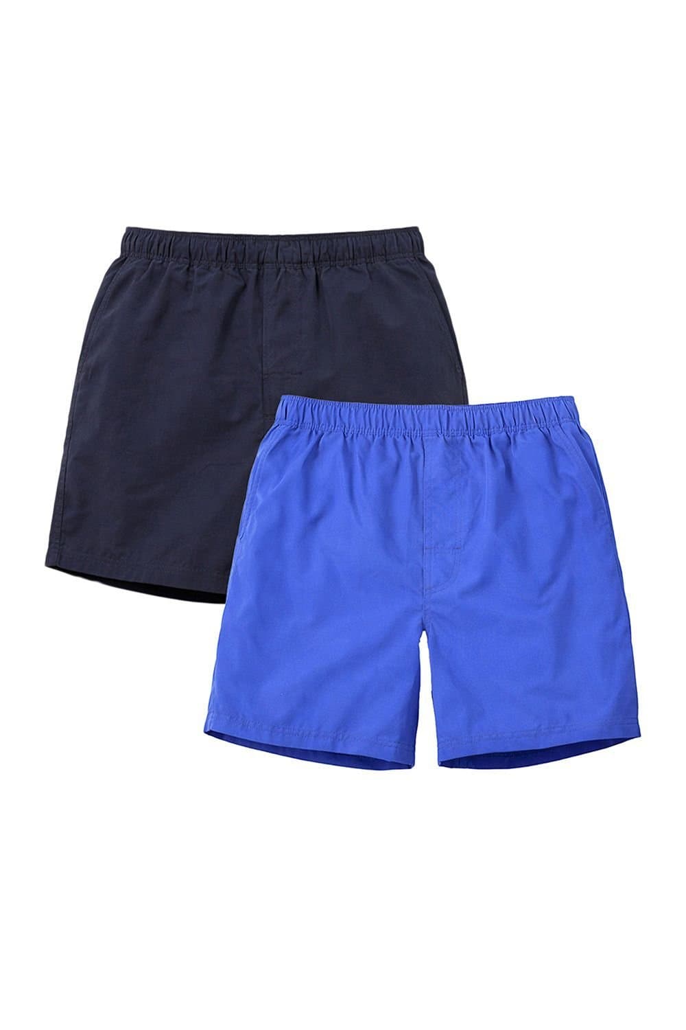 French Connection French Connection Men's 2 Pack Swim Shorts in Blue