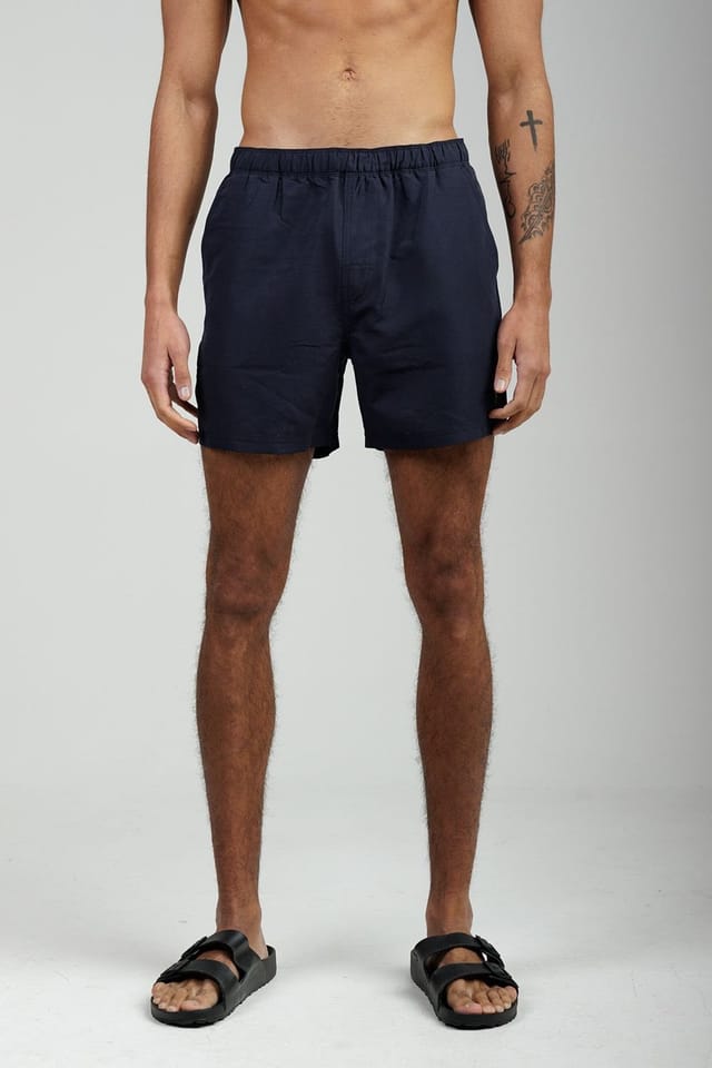 French Connection French Connection Men's 2 Pack Swim Shorts in Blue - 2