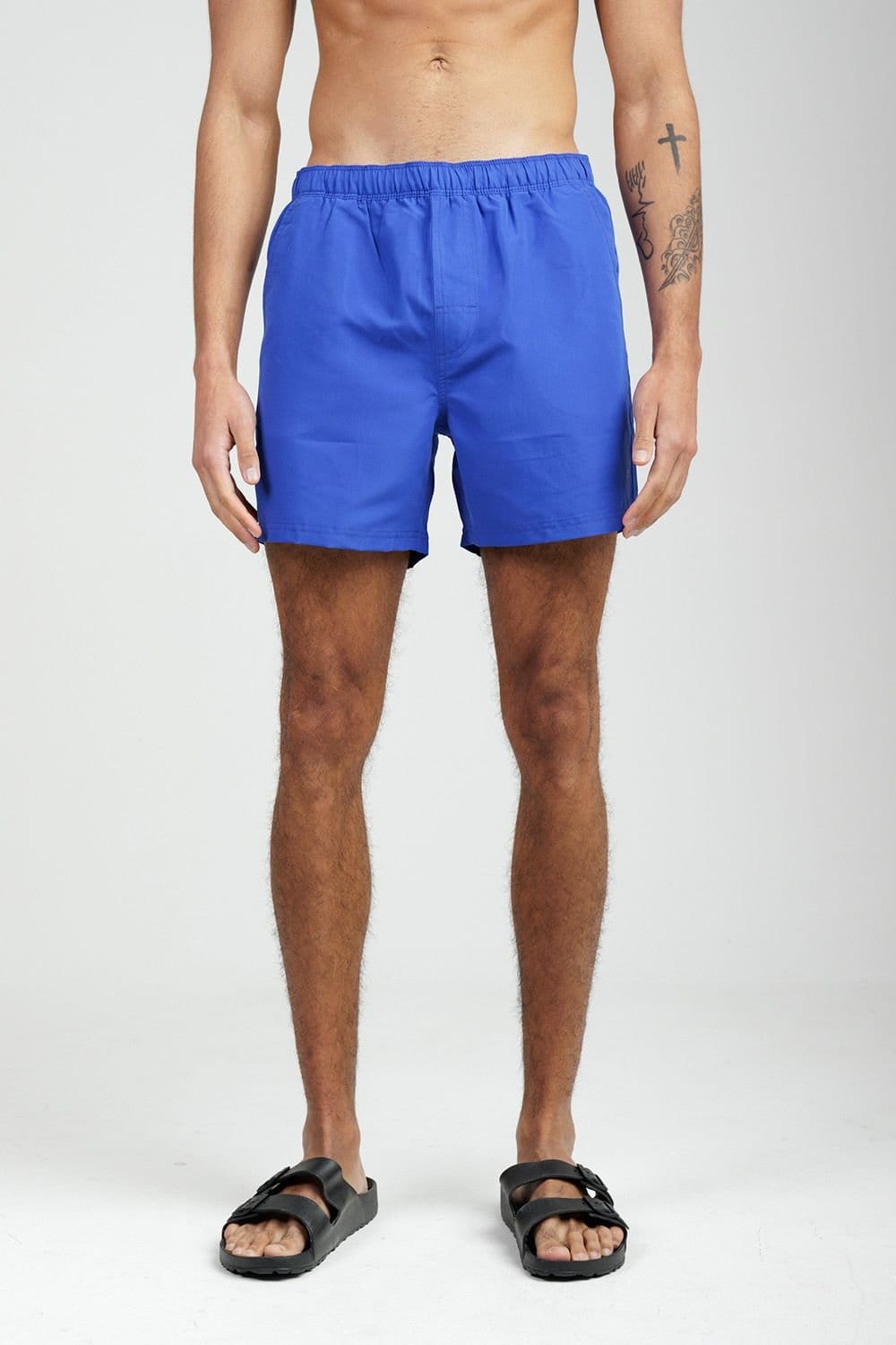 French Connection French Connection Men's 2 Pack Swim Shorts in Blue - 4