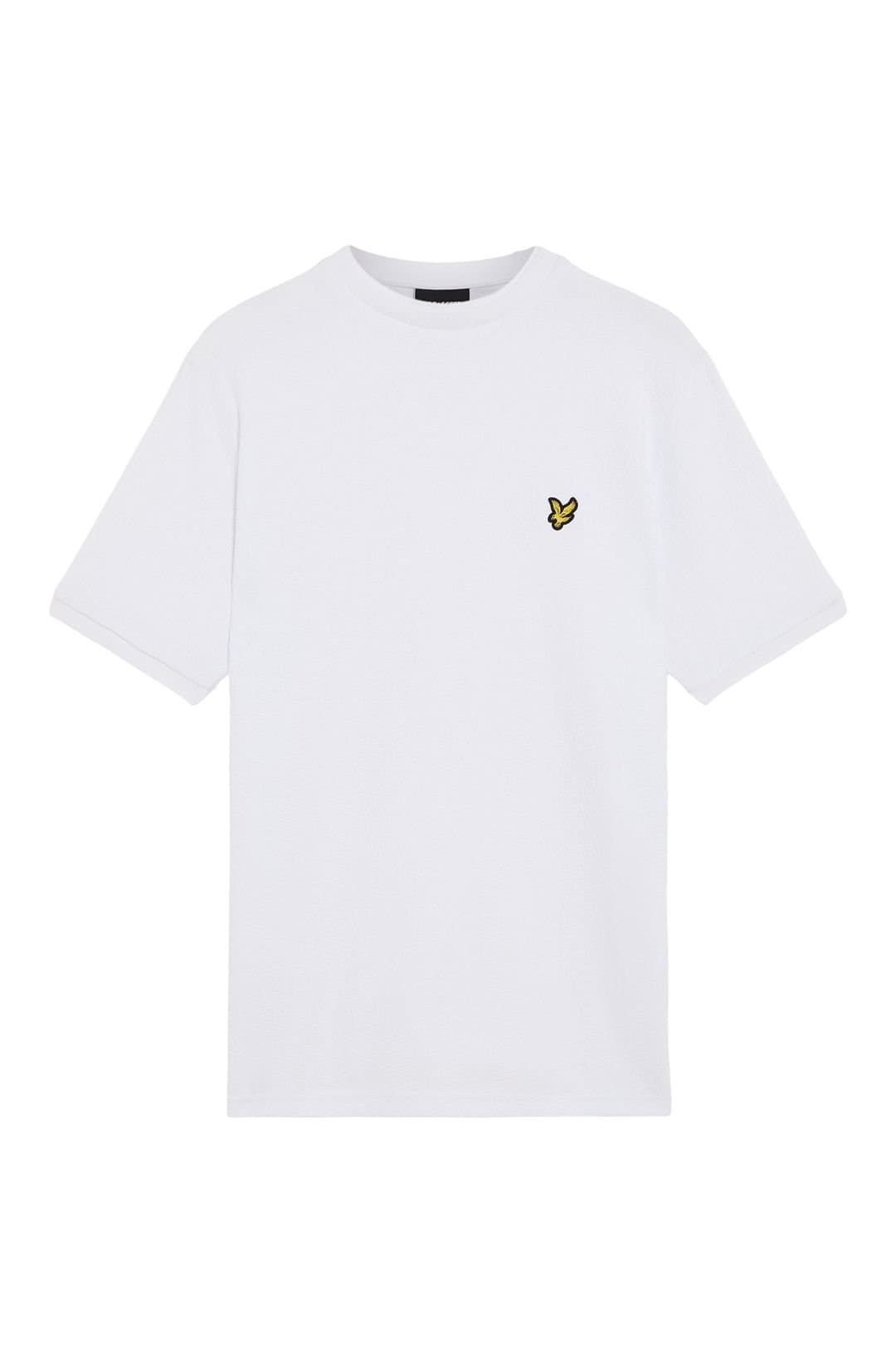 Lyle & Scott Lyle & Scott Men's Football Jacquard T-Shirt White