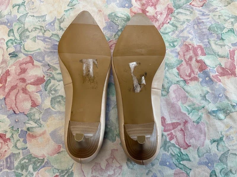 New Look New Look size 6 beige leather heels