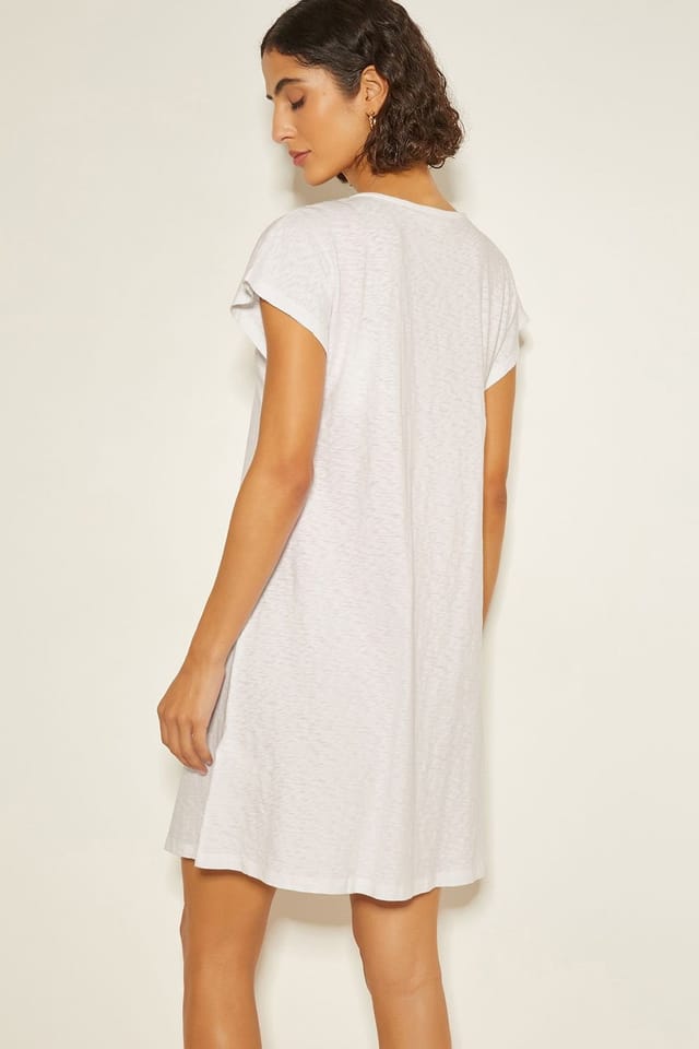 Monsoon Monsoon Women's Jodie Tassel Beach Tunic Mini Dress White - 3