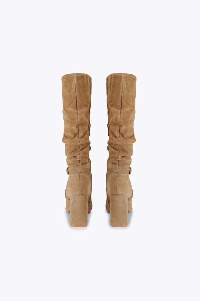 Carvela Carvela Women's 'Jackpot Slouch Knee' Suede Boots in Camel - 3