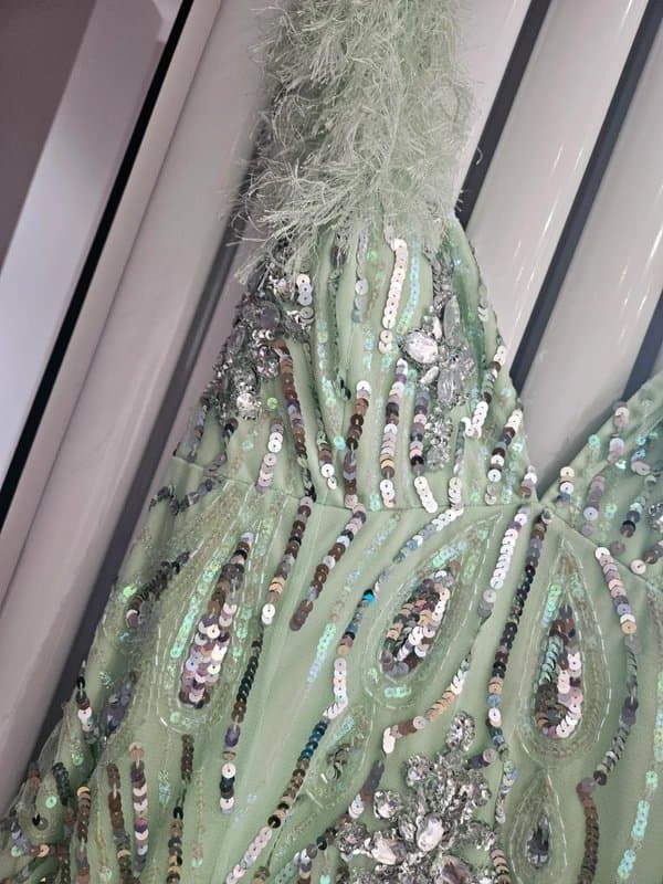 ASOS Asos Luxe dress size 18 in green