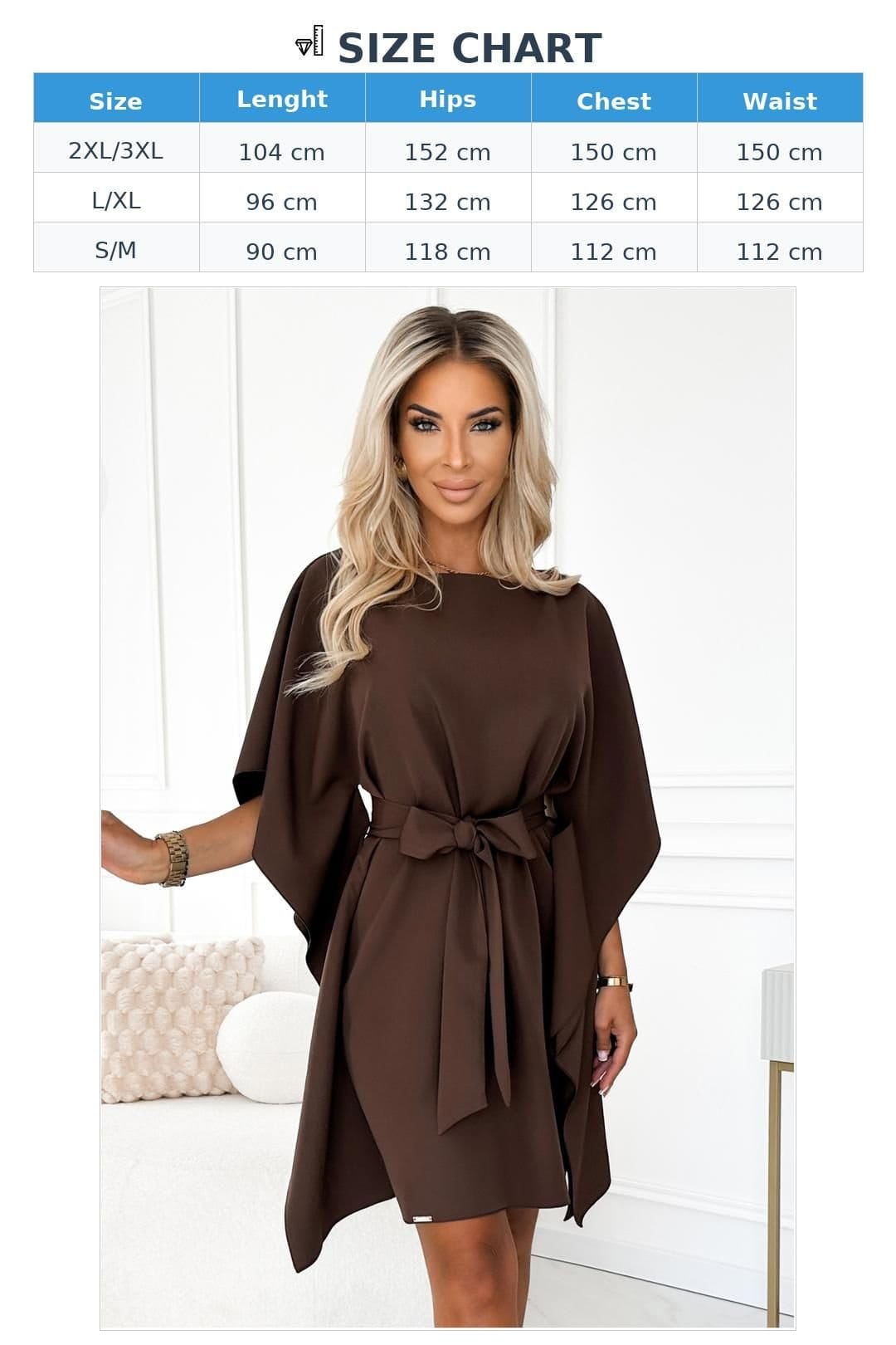 Love Lace Love Lace Women's Sofia Butterfly Daydress in Chocolate Brown - 4