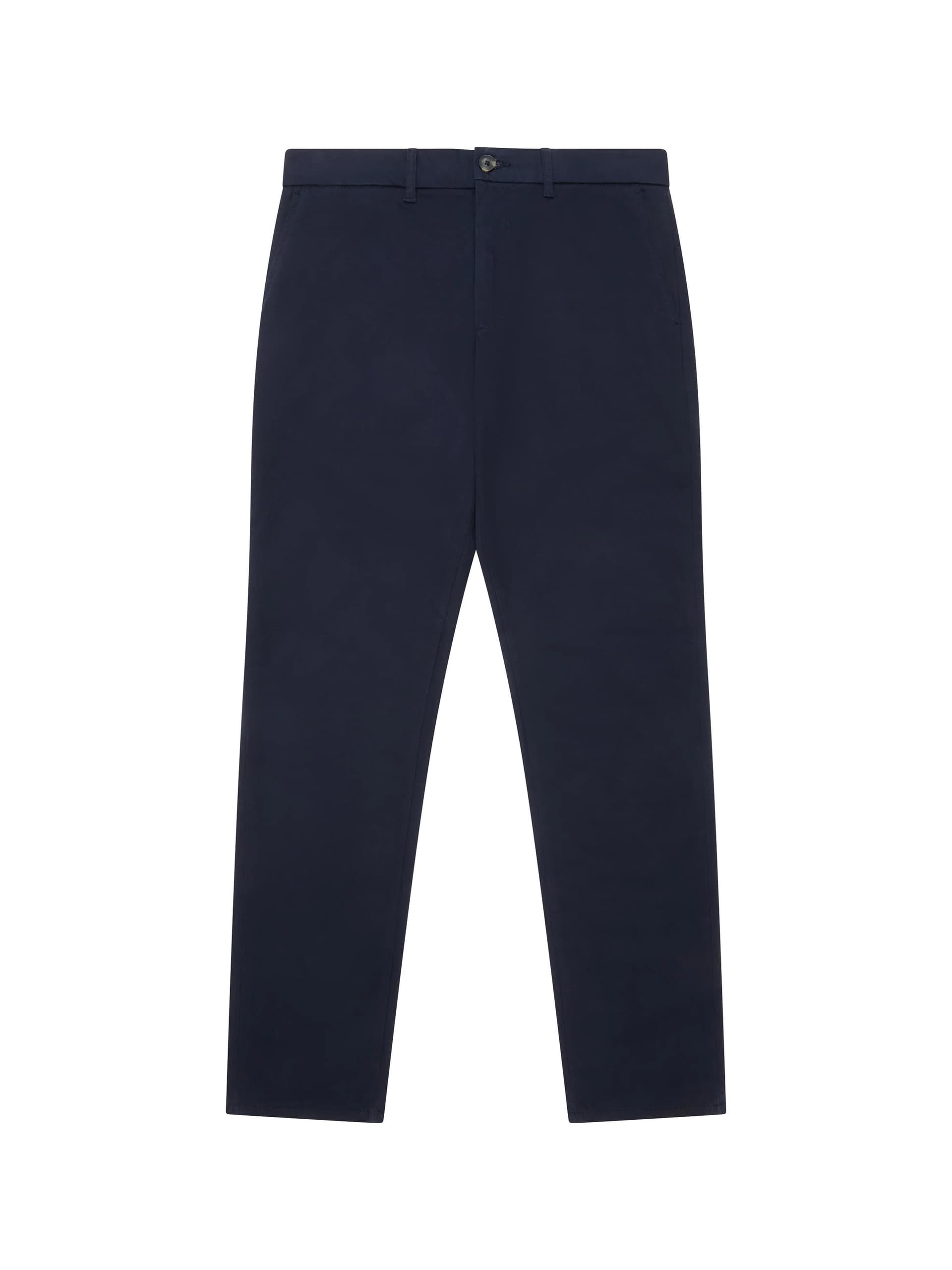 French Connection Cotton Stretch Chino Reg Fit Navy 34 Inch