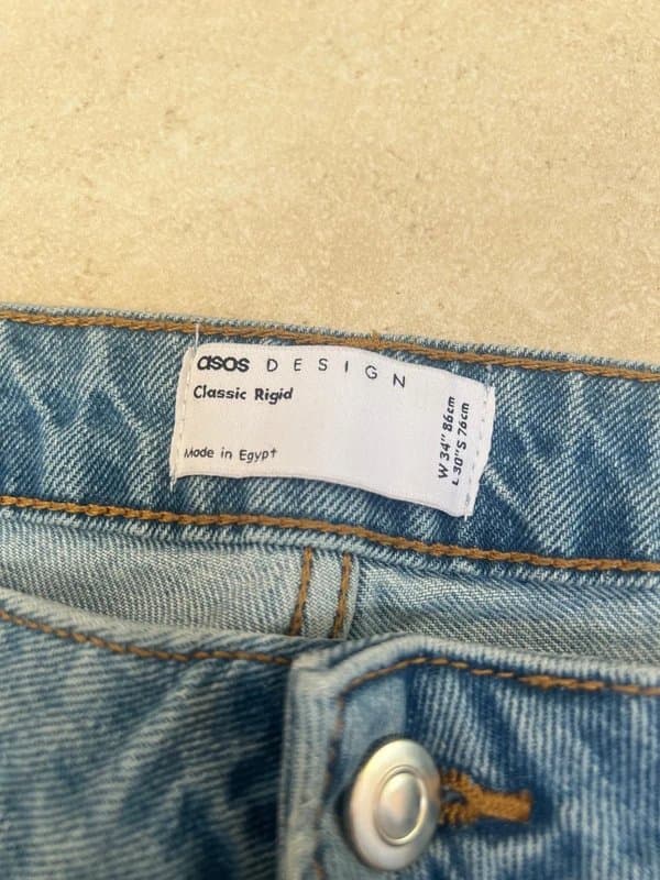 ASOS Design ASOS Design light blue jeans