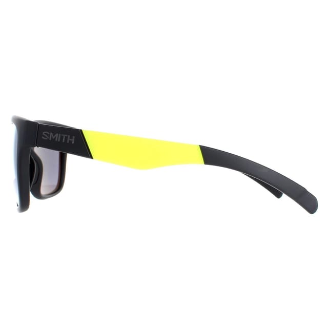Smith Smith Men's Square Matte Black Yellow Chromapop Silver Mirror Lowdown Slim/N - 3