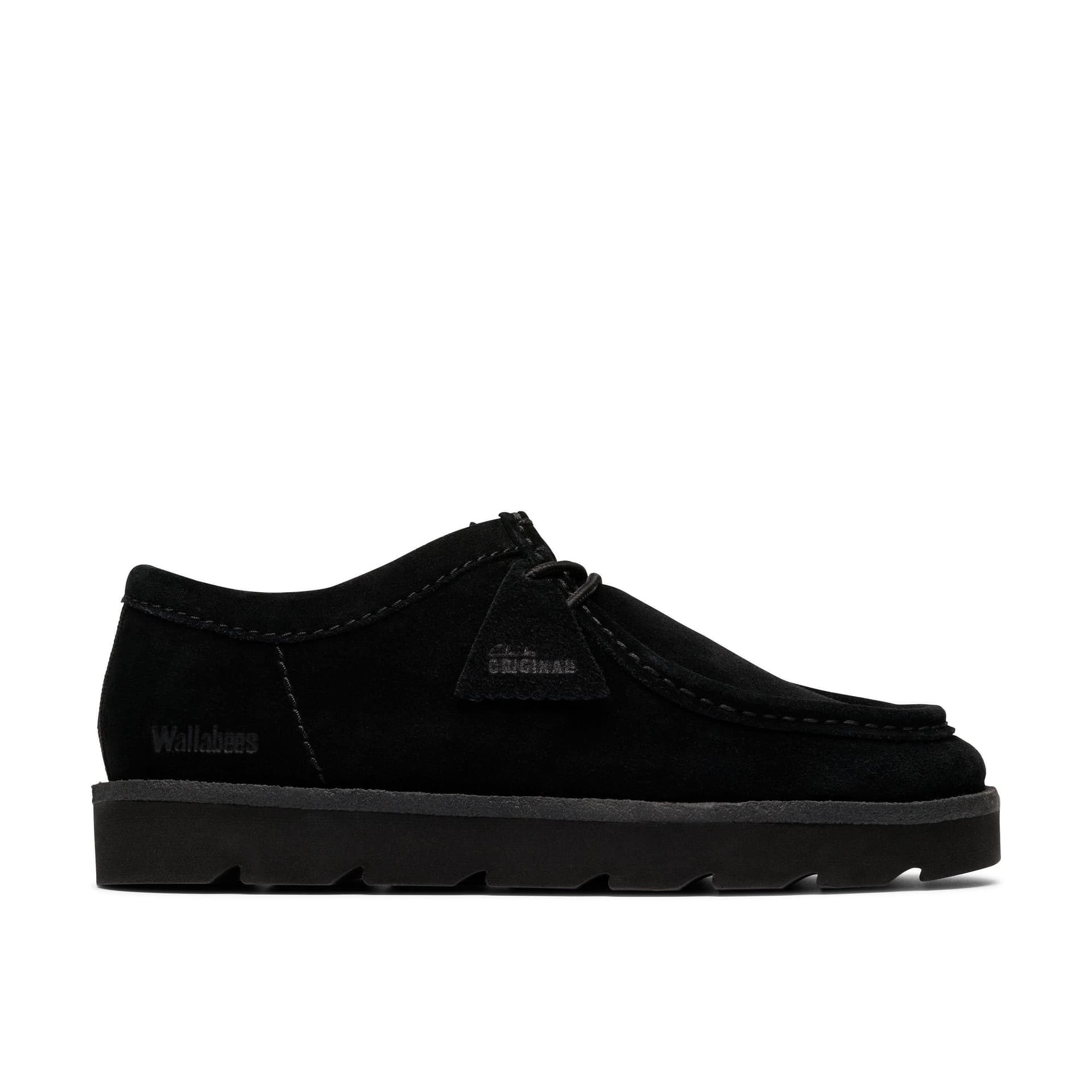 Clarks Clarks Men's Meare Walla Black Suede Wallabee