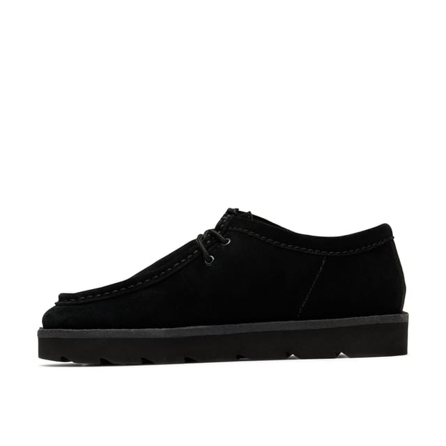 Clarks Clarks Men's Meare Walla Black Suede Wallabee - 2
