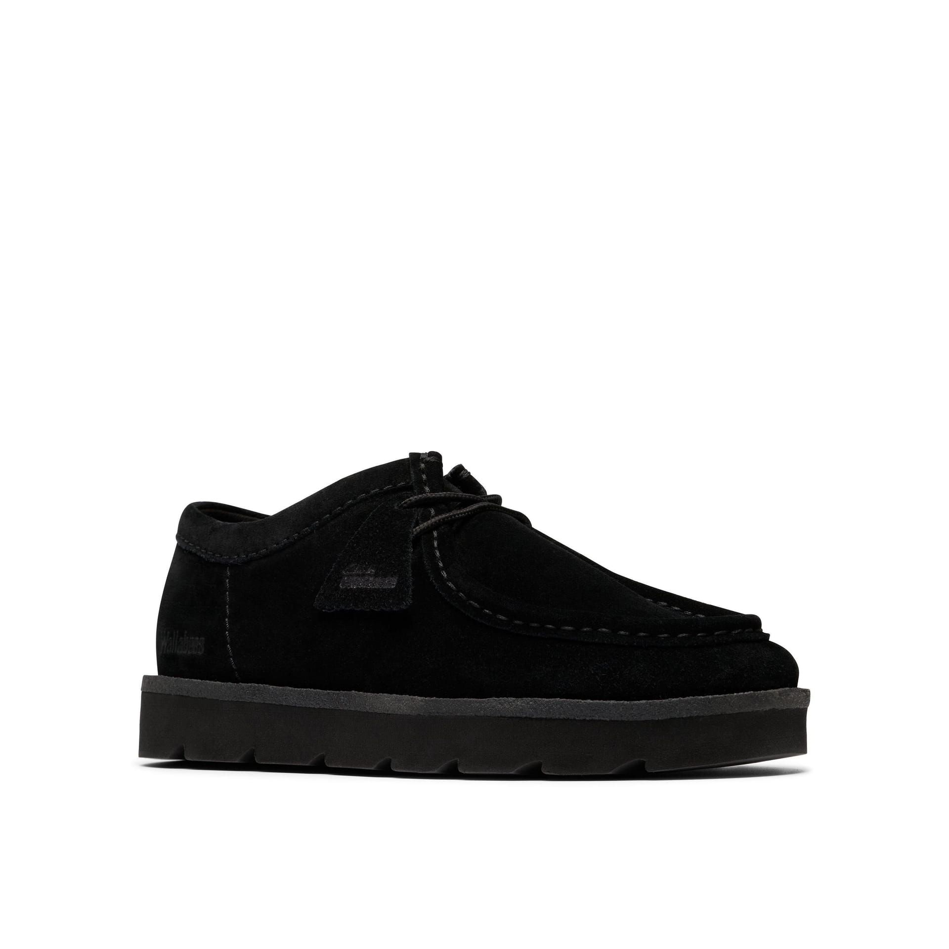 Clarks Clarks Men's Meare Walla Black Suede Wallabee - 4
