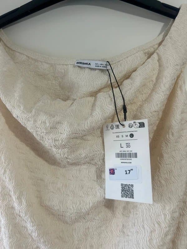 Bershka Bershka cream bodysuit