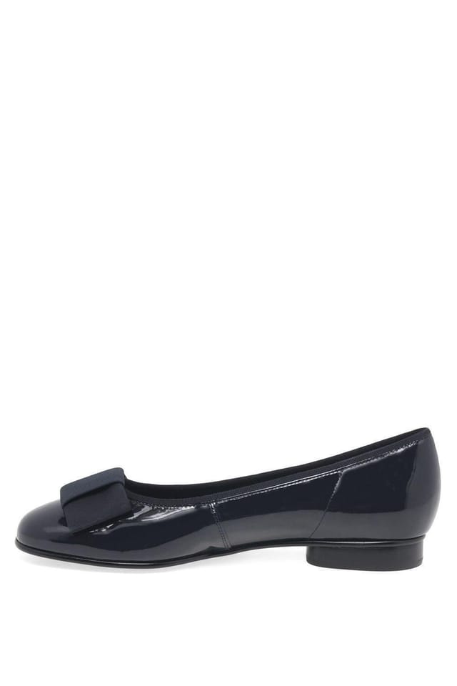 Gabor Gabor Women's 'Assist' Bow Trim Ballerina Flats in Dark Blue - 2