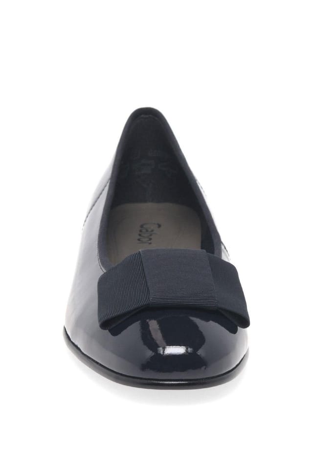 Gabor Gabor Women's 'Assist' Bow Trim Ballerina Flats in Dark Blue - 3
