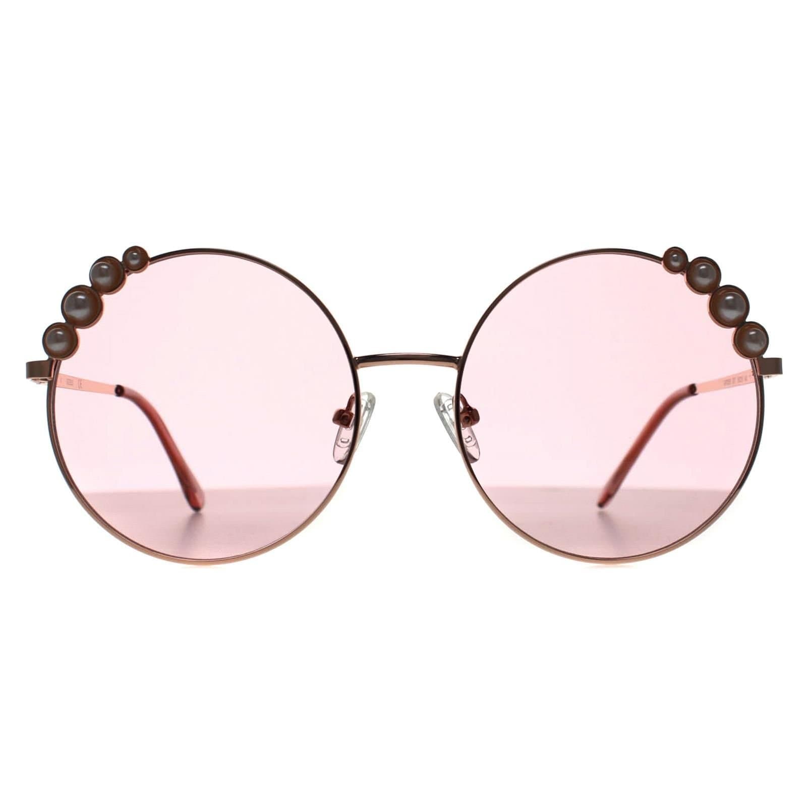 Guess Guess Women's Round Rose Gold Pink GF0355