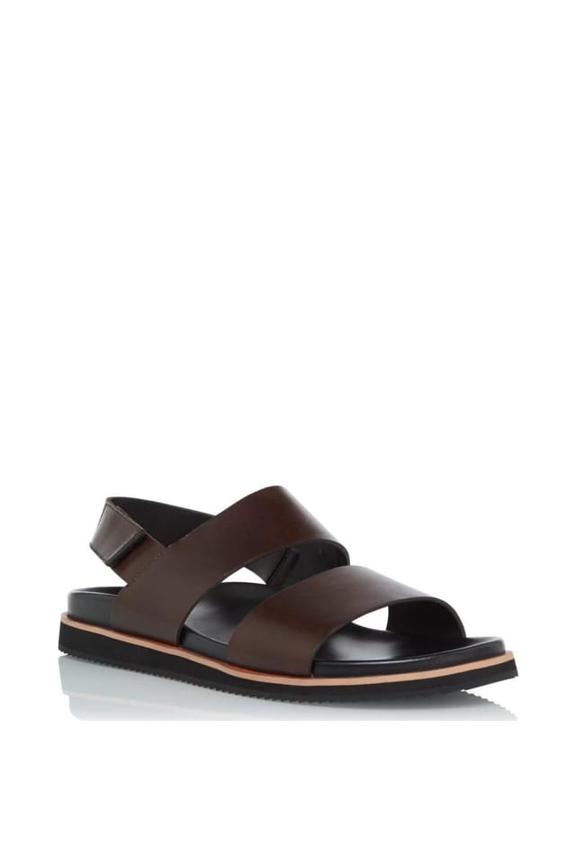 Dune London Dune London Men's 'Idda' Leather Sandals in Brown - 2