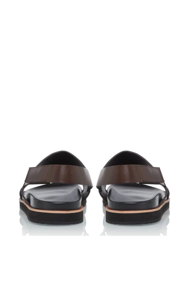 Dune London Dune London Men's 'Idda' Leather Sandals in Brown - 3