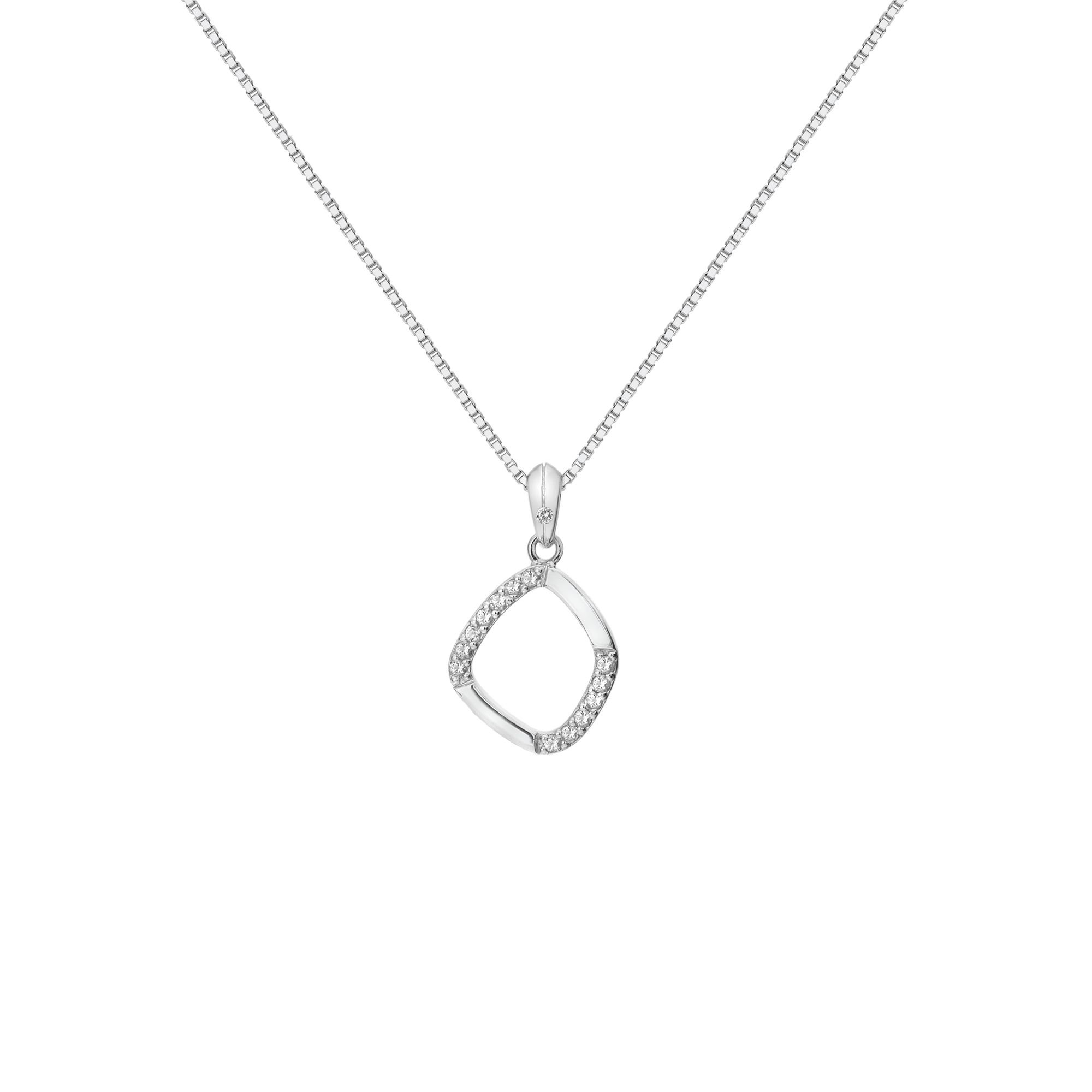 Hot Diamonds Hot Diamonds Women's Behold White Topaz Pendant in Silver - 3