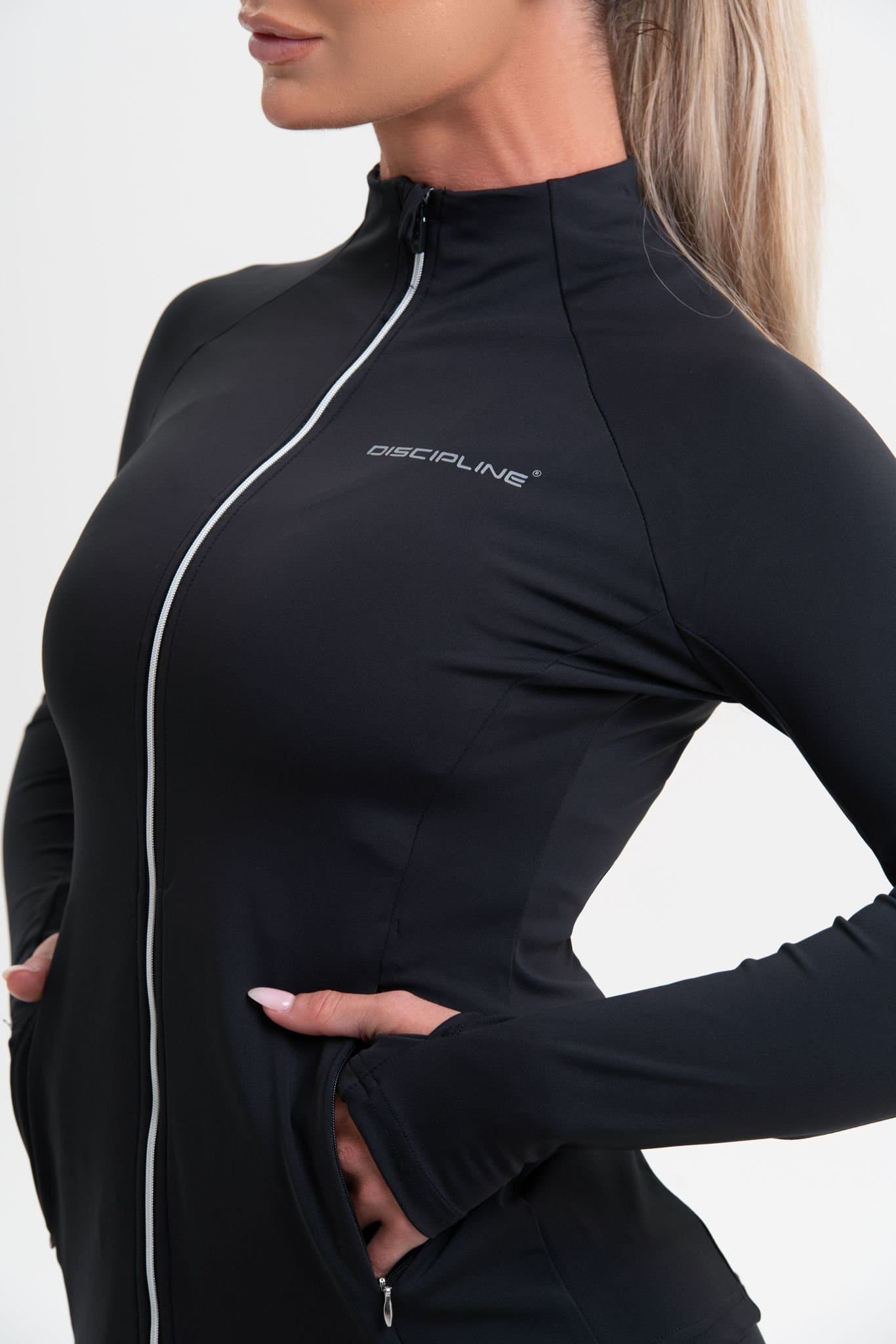 Discipline 365 Discipline 365 Black Funnel Neck Sport Jacket