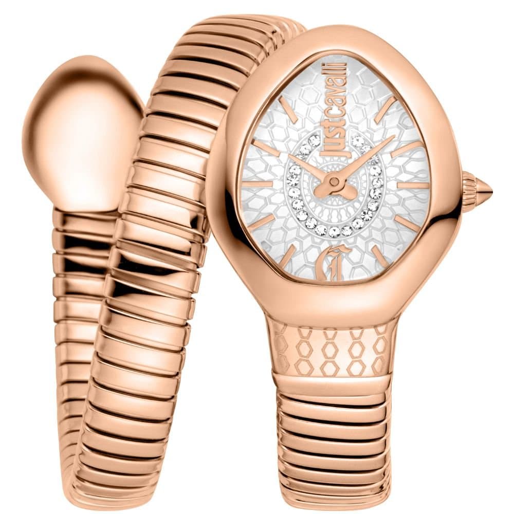 Just Cavalli Just Cavalli Women's Eclisse, Stainless Steel Case, Stainless Steel, Quartz, JC1L371M0045 in Rose Gold