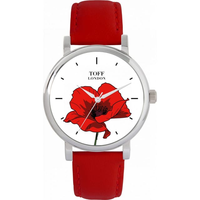Toff London Toff London Women's Flowers Watch in White - 2