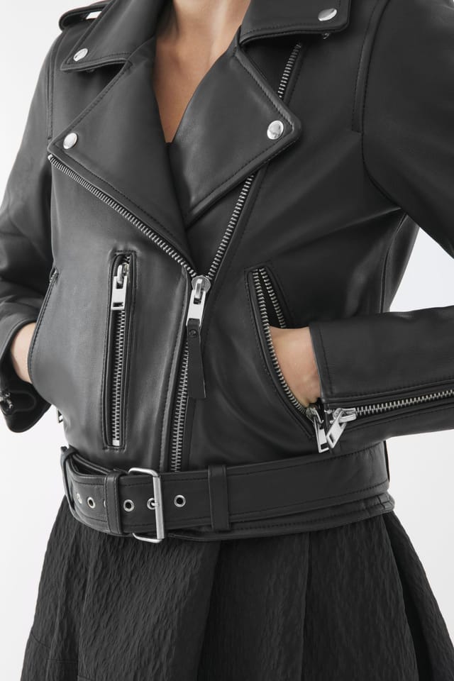 Bolongaro Trevor Bolongaro Trevor Women's Real Leather Katie Biker in Black - 3