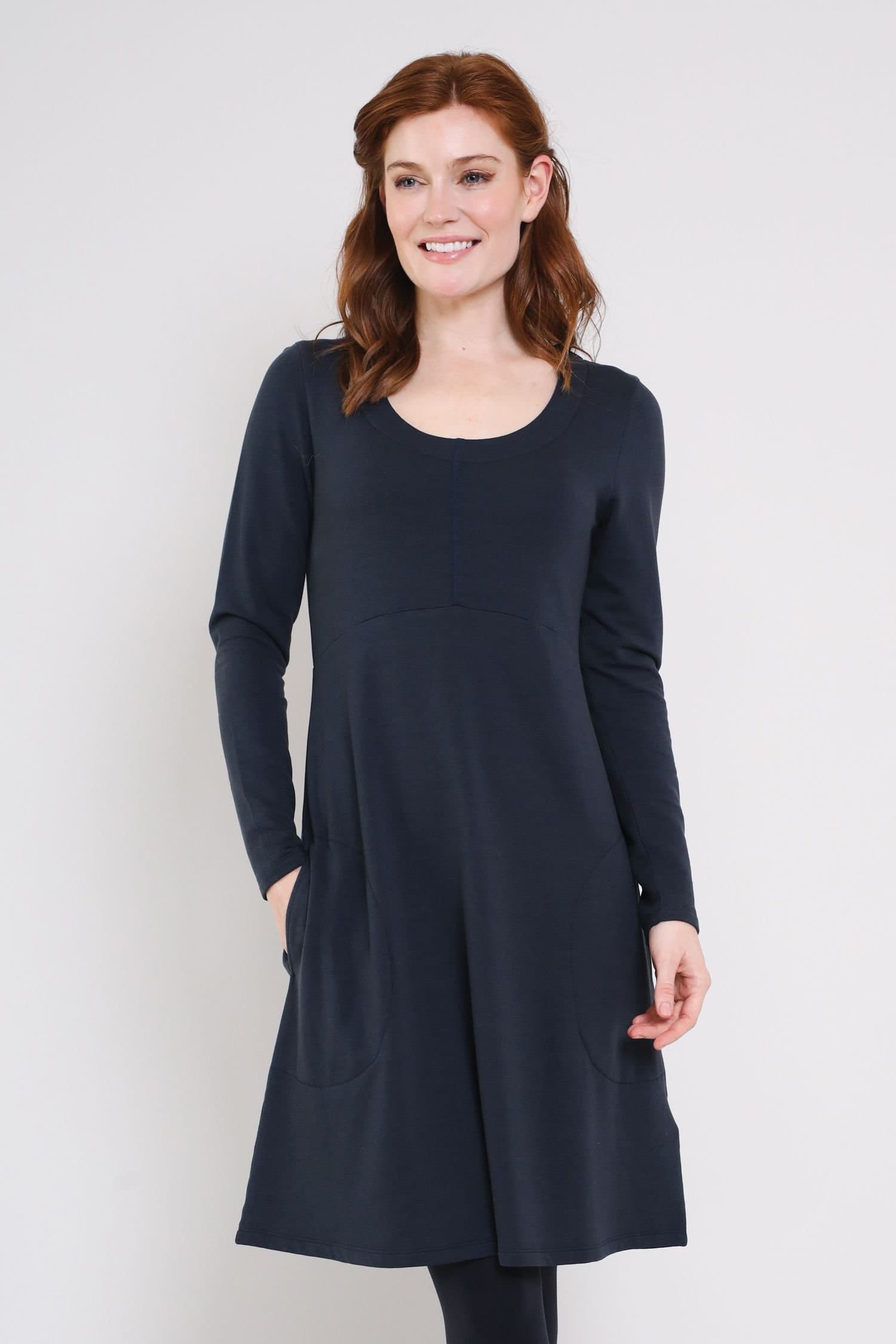 Nomads Clothing Nomads Clothing Women's Womens Modal Cosy Dress in Dark Grey