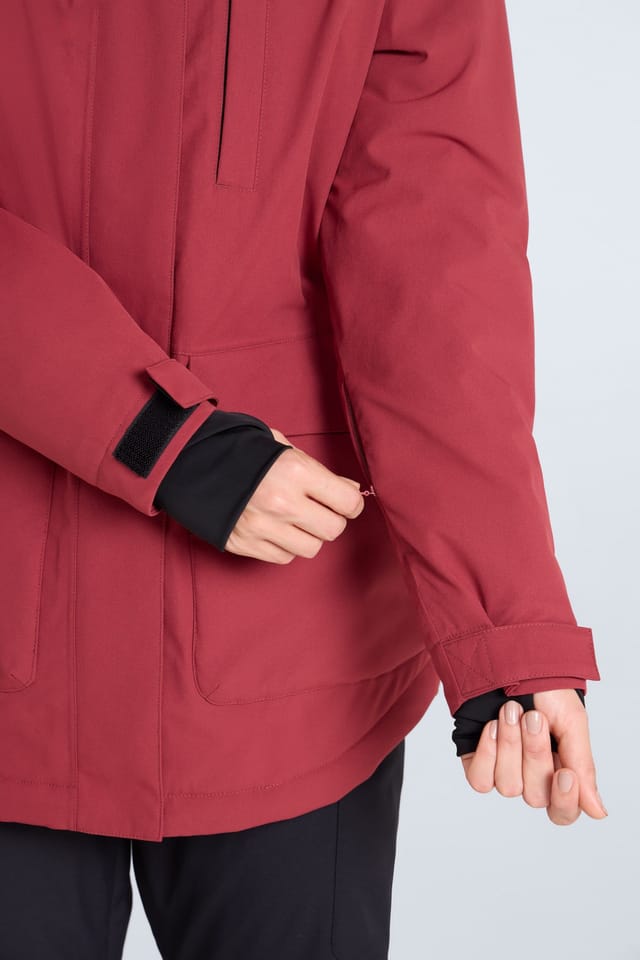 Animal Animal Women's 'Tignes' Waterproof Breathable Thermal Tested Warm Cosy Snow Jacket in Red - 3