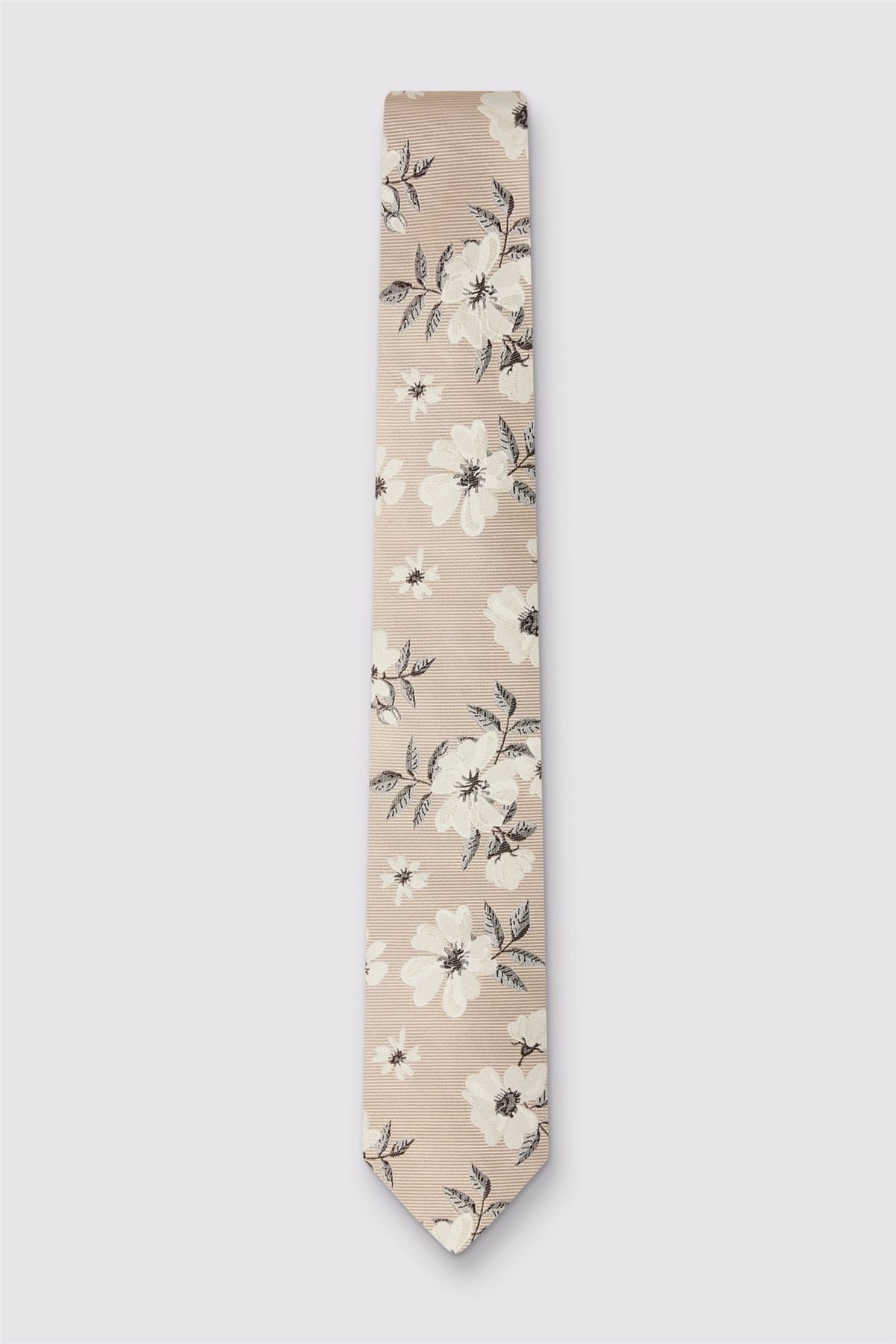 Ted Baker Ted Baker Men's Floral Tie in Light Beige - 1