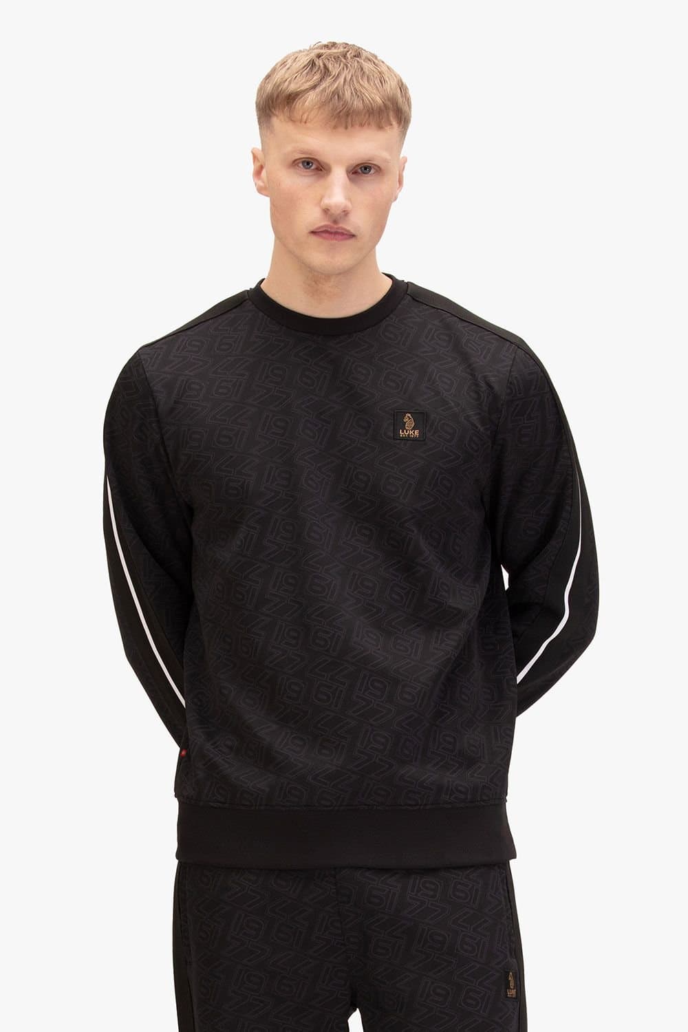 Luke 1977 Luke 1977 Men's Marco Sweatshirt in Black