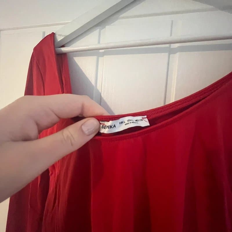 Bershka Bershka red bodysuit