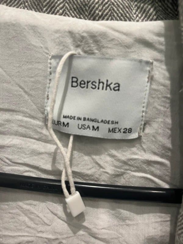 Bershka Grey linen blazer