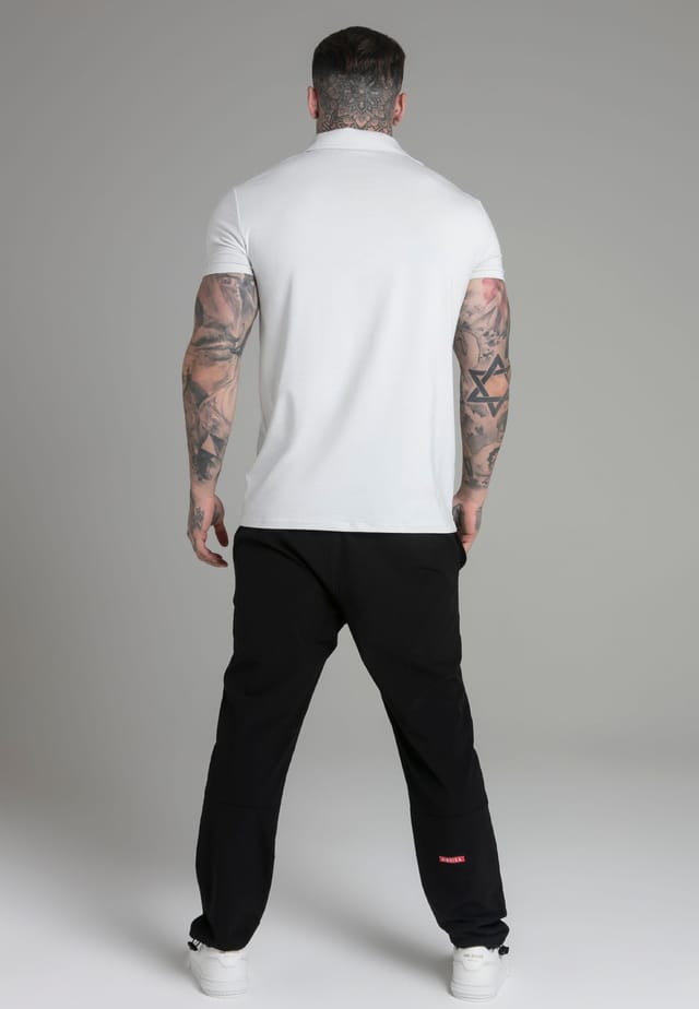SikSilk SikSilk Men's Smart Revere Polo in Grey - 3