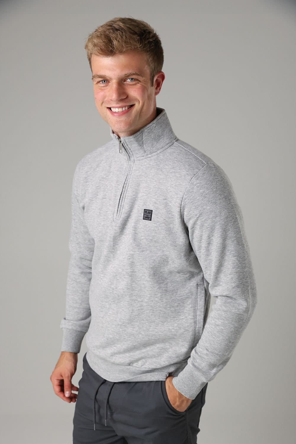 Tokyo Laundry Tokyo Laundry Light Grey Cotton Blend Sweatshirt