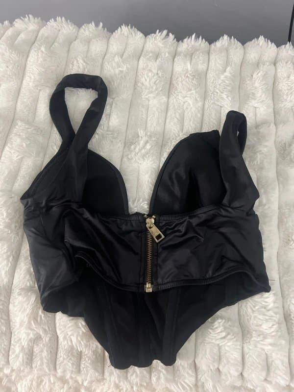 ASOS ASOS luxe leather corset top