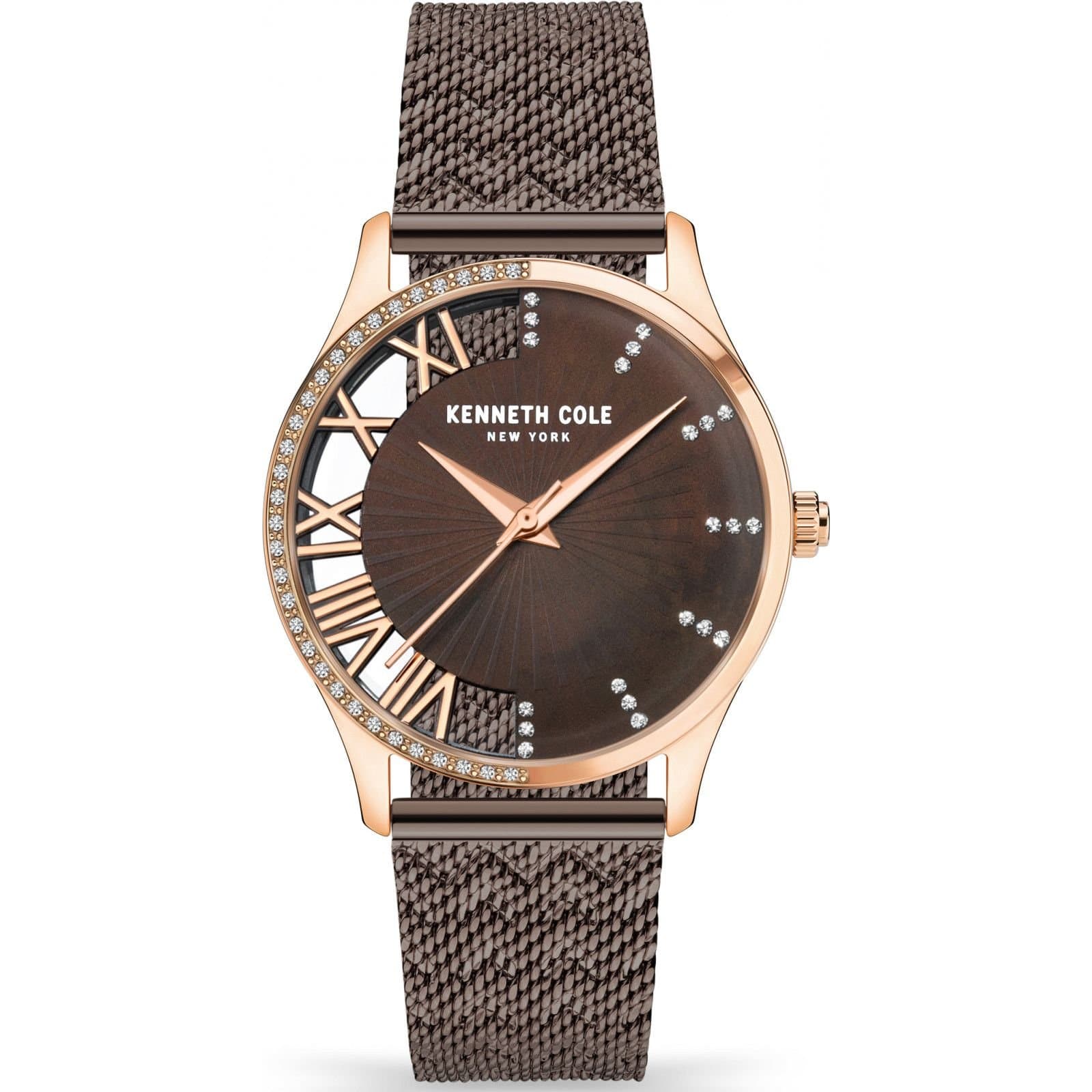 Kenneth Cole Kenneth Cole Women's KCWLG2126104 Classic 36mm Quartz Watch in Brown