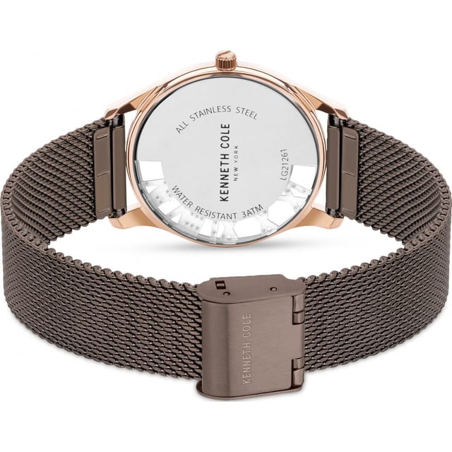 Kenneth Cole Kenneth Cole Women's KCWLG2126104 Classic 36mm Quartz Watch in Brown - 2
