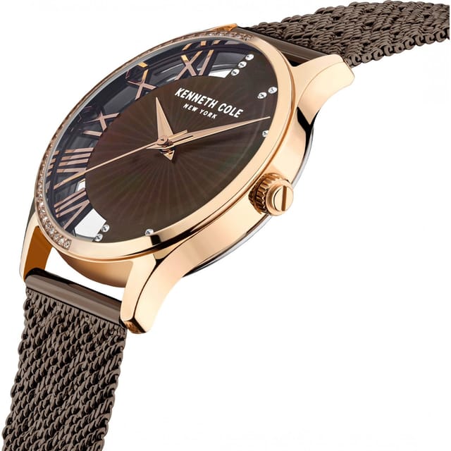 Kenneth Cole Kenneth Cole Women's KCWLG2126104 Classic 36mm Quartz Watch in Brown - 3