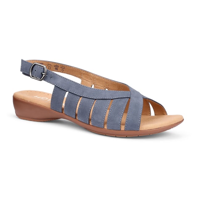 Hotter Hotter Women's Wide Fit 'Sundown' Slingback Sandals in Mid Blue - 2