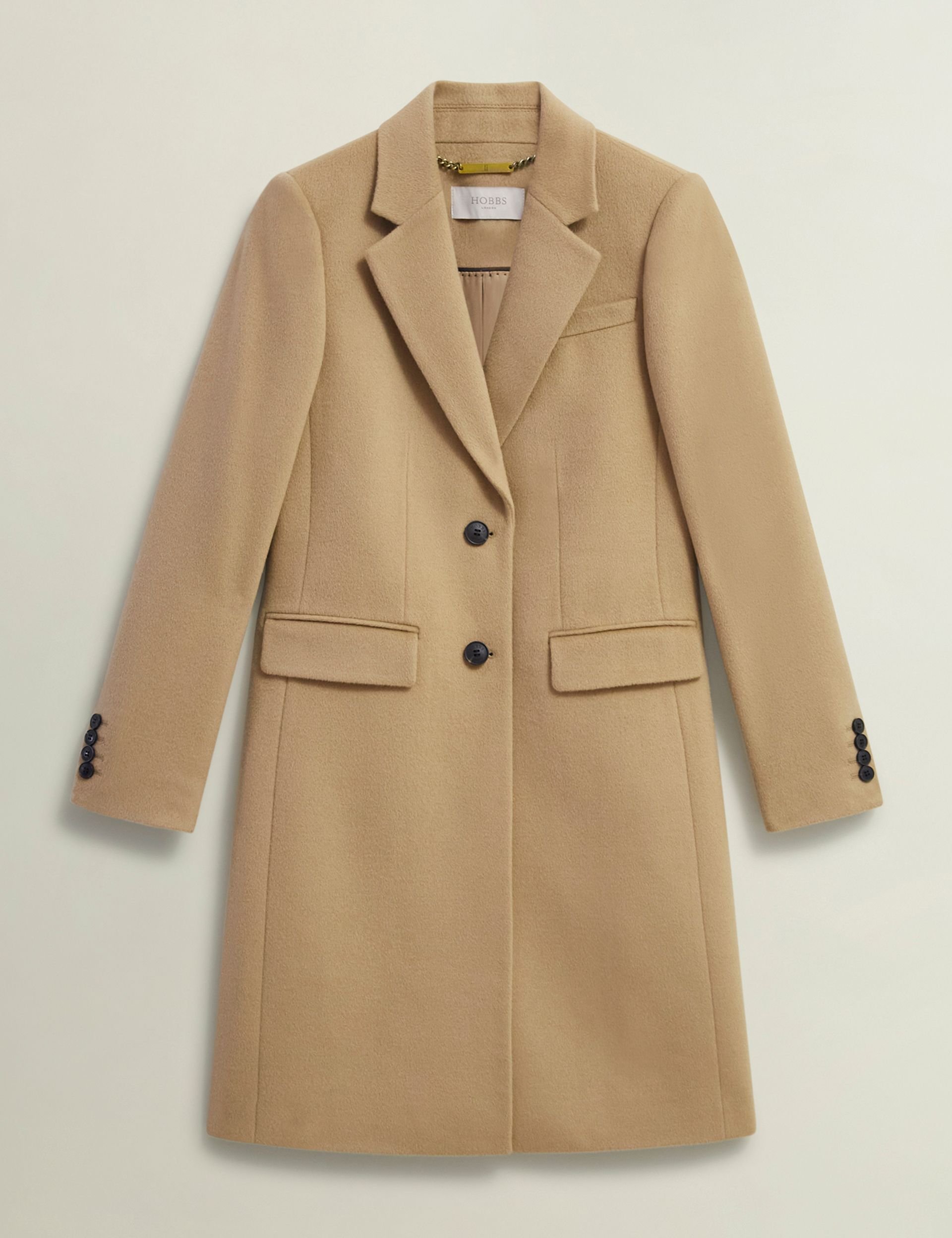 Hobbs London Hobbs London Women's Cavendish Coat in Camel - 2