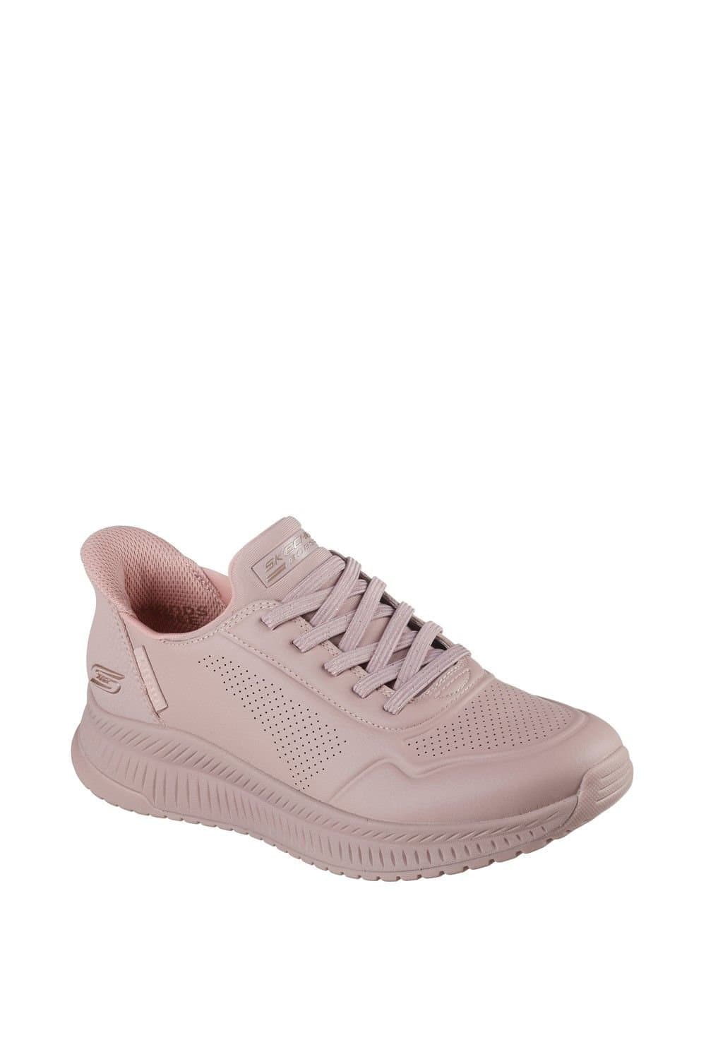 Skechers Skechers Women's BOBS Squad 4 Key Look Trainers in Light Pink