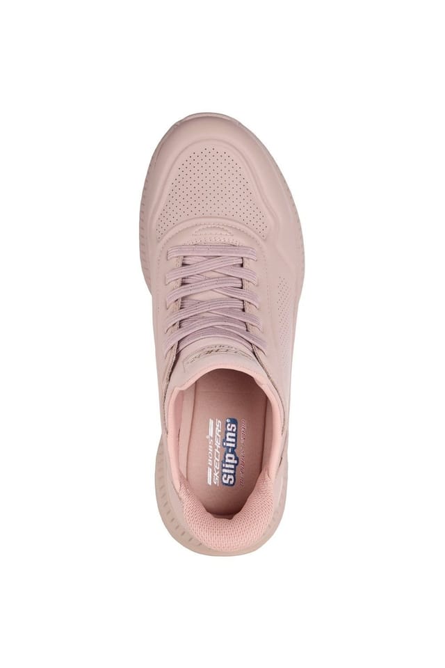 Skechers Skechers Women's BOBS Squad 4 Key Look Trainers in Light Pink - 3